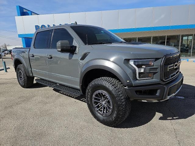 2020 Ford F-150 Raptor in Gray — front three-quarter view