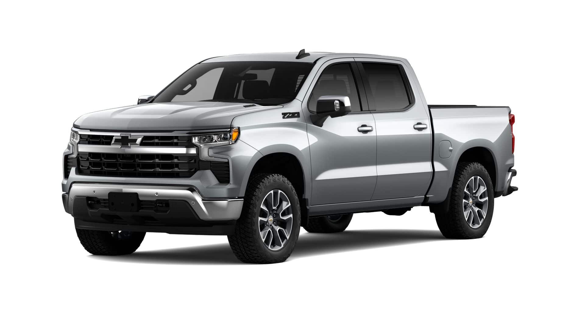 2026 Chevrolet Silverado 1500 LT in Sterling Gray Metallic — front three-quarter view