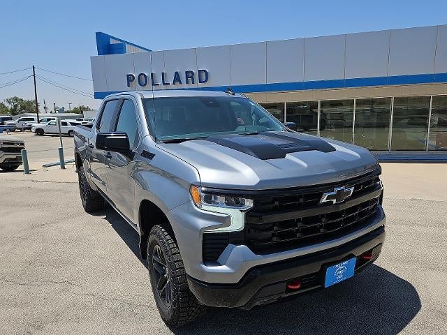 2026 Chevrolet Silverado 1500 LT Trail Boss in Sterling Gray Metallic — front three-quarter view