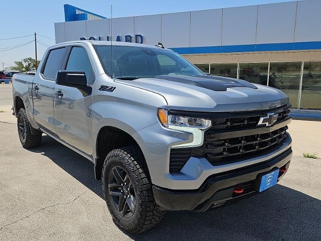 2026 Chevrolet Silverado 1500 LT Trail Boss in Sterling Gray Metallic — front three-quarter view